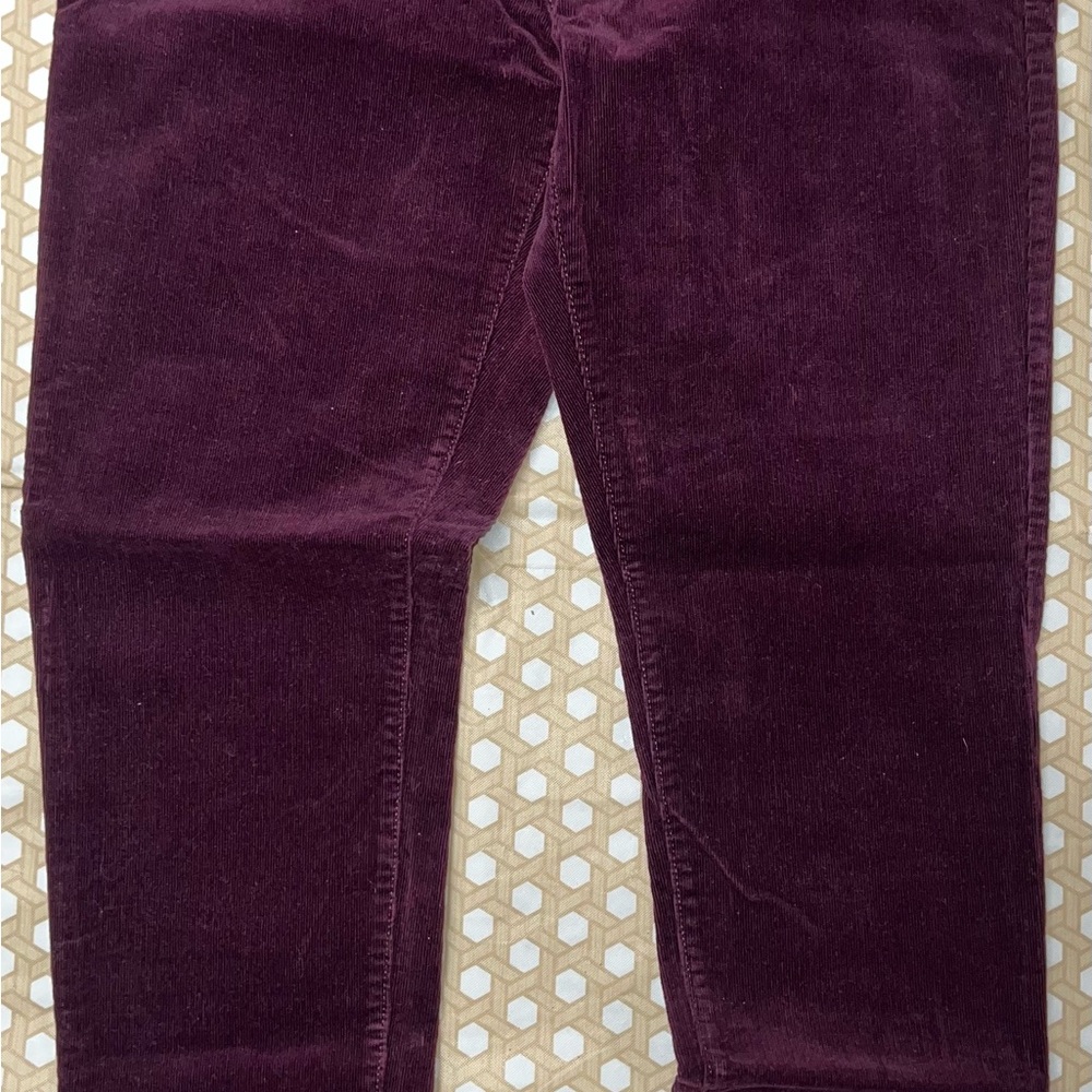 Banana Republic Burgundy Corduroy Pants